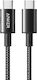 Anker Cablu Braided USB-C tată - USB-C 100W Negru