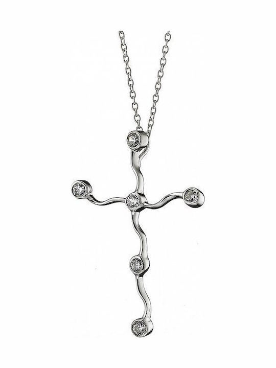 Oxzen Silberkreuz mit Kette
