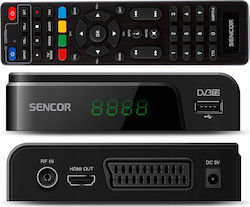 Sencor SDB 524T Цифров Приемник Mpeg-4 Свързване SCART / HDMI / USB