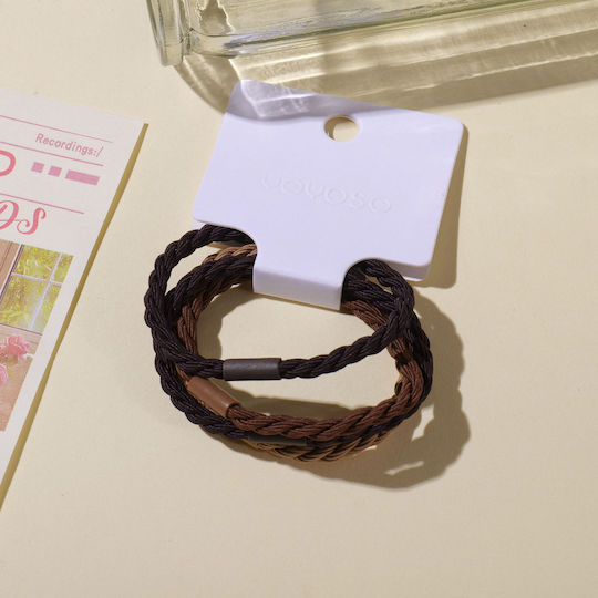 Hair Scrunchies Set – Braided Twist 4 Pieces