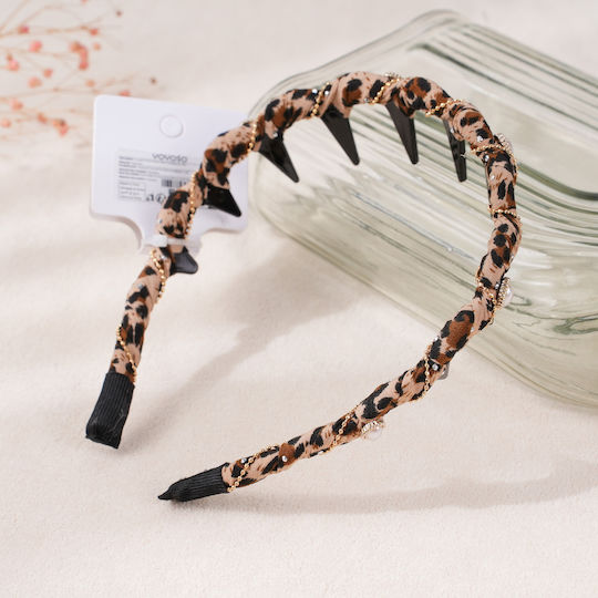 Leopard Print Series Fabric Hair Headband 001
