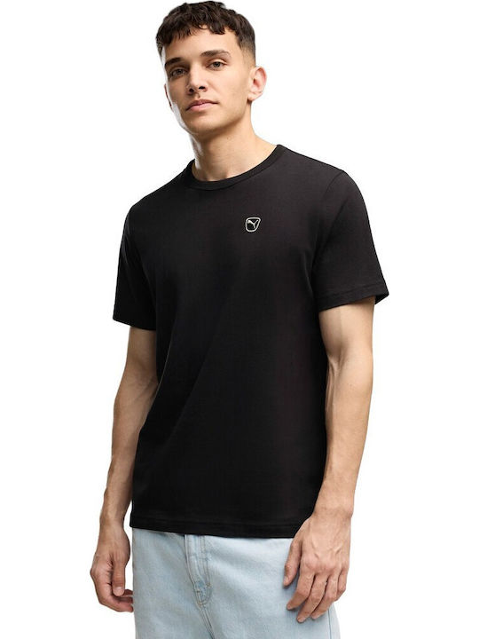 PUMA Ess Elevated T-Shirts Schwarz