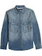 Dakota Long Sleeve Shirt in Regular Fit Blue