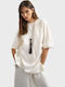 Γυναικείο Oversized T-shirt Ivory