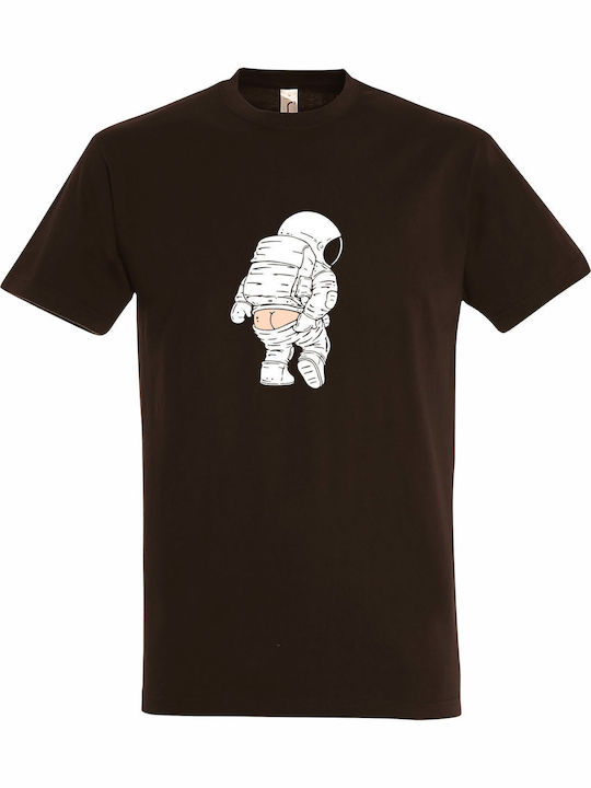 T-shirt Унисекс Asstronaut Showing Ass Funny Sp...