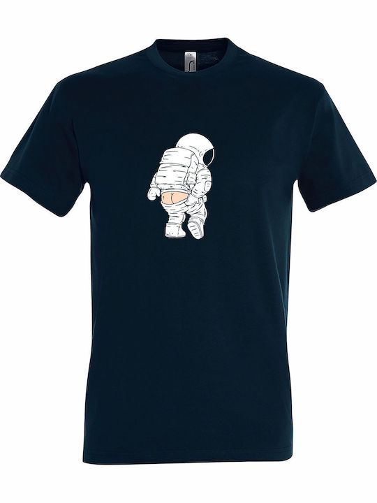 T-shirt Унисекс Asstronaut Showing Ass Funny Sp...