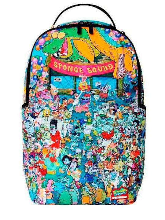Sprayground School Backpack Junior High-High School Spongebob Crowd DLXSR 29.21 x 15.24 x 45.7cm