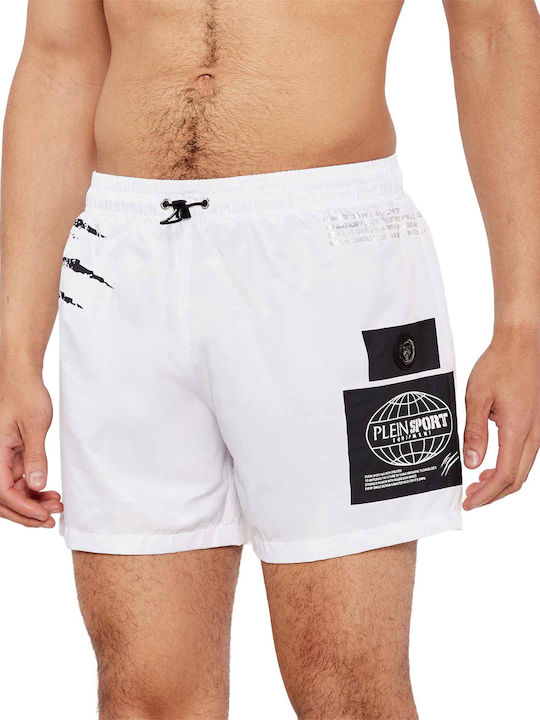 Ανδρικό Μαγιό Σορτς White 01