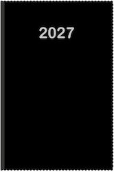 Innostat Daily Agenda B6 2027 Black 12x17cm
