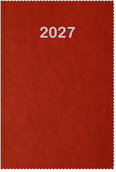 Innostat Daily Agenda 2027 Red 17x24cm