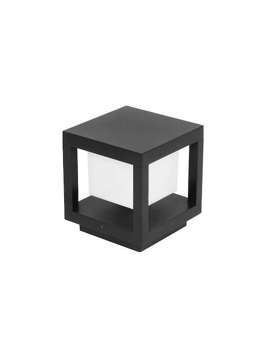 GloboStar Außenstehlampe LED Außenbereich 10W mit Warmweißem Licht IP65 Weiß