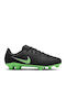 Tiempo MG Kinder Fußballschuhe und Stollenschuhe mit Tappen Schwarz