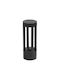 GloboStar Outdoor Small Post LED Floor Lamp 8W with Warm White Light IP65 White