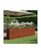 vidaXL Metallic Rusty Flower Pot 200x40x60cm