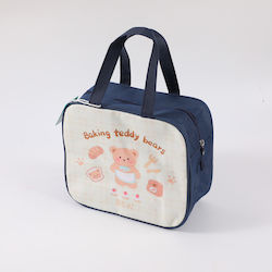 Teddy Bear Kids' Lunch Handbag Pink