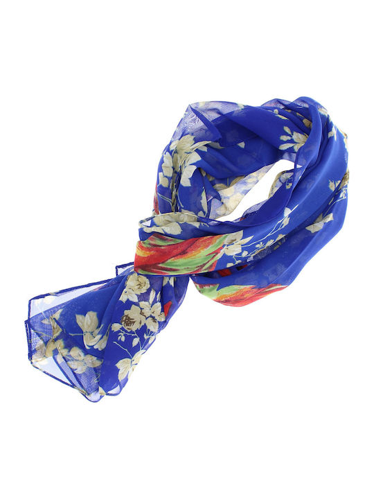 ButicCochet Damen Schal Blau