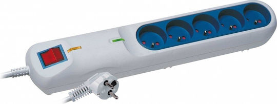 Lestar Power Strip with Cable 5m Grey