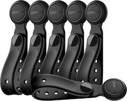 Joyroom Jr-zs422 Organizator de cabluri Bandă din silicon Set magnetic 6 bucăți – Negru Joyroom Jr-zs422 Organizator de cabluri Bandă din silicon Set magnetic 6 bucăți – Negru