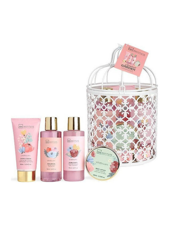 IDC Institute Secret Stories Garden Bloom Delight Skin Care Set for Body Cleaning 4 pcs