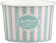 Intertan Set 50 Paper Ice Cream Bowls with Capacity 237ml