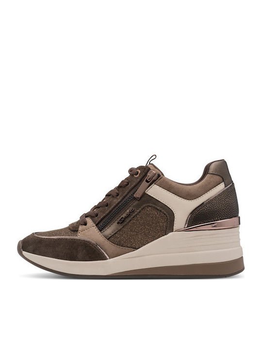 Tamaris Damen Sneakers Mocca Comb