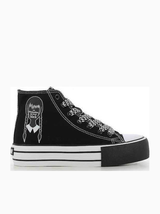 Παιδικά Sneakers High Μαύρα