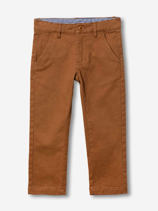 Kids Trousers Fabric Brown