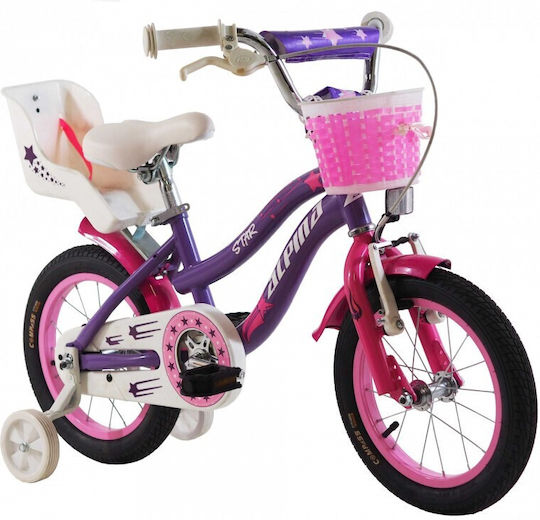 Alpina Star 18" Bicicletă Copii de Oras (2024) Violet