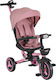 Byox Foldable & Convertible Pink Tricycle Bike