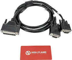 Hollyland Hollyland Hl-tcb10 Db25 Male To Dual Hdb15 Male Tally Cable