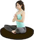 Saltea De Gimnastică Yoga Negru