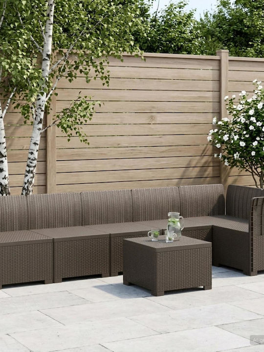Ecksofa Für Den Außenbereich Rattan