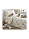 MayHome Semi Double Sheet Set with Elastic Band Cotton Cotton 120x200cm