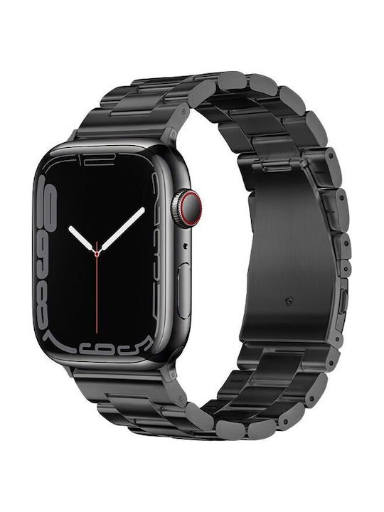 Forcell F-design Fa10 Edelstahlarmband Apple Watch 38 / 40 / 41 mm Schwarzes