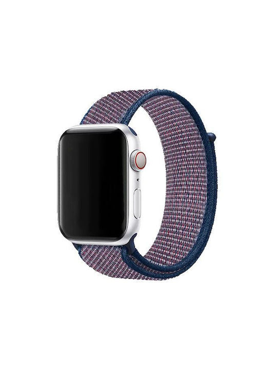Wiwu Nylon Band Blau Tragbare Bänder Apple Watch 44/45/46/49 mm