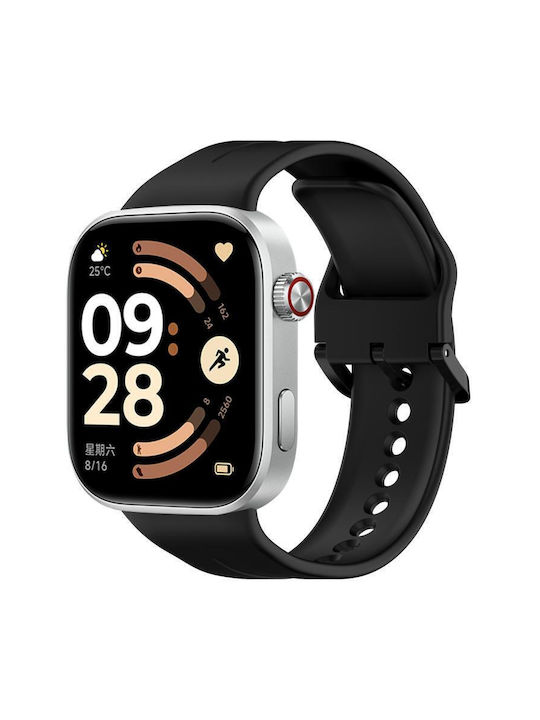 Silicone Strap Vertical Stripe Xiaomi Redmi Watch 4 5 6 Smart Band 8 Pro 9 Pro Black