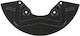 Brake Disc Protector Seat Cordoba Ibiza Leon Toledo Vw Caddy Golf Jetta Passat Polo Front Black 285mm