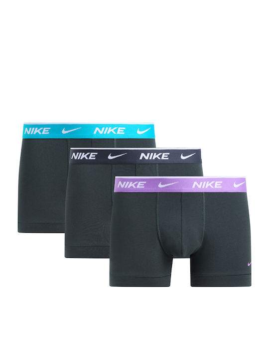 Nike Trunk Boxeri pentru bărbați Negru 3Pack