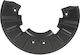 Bremsscheibenschutz Audi Q7 Volkswagen Touareg Vorderseite Schwarze Durchmesser 385/175 Mm Scheibe 330 Mm 7l0615311b