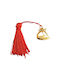 Kalliopi Silver Handmade Hanging New Year's Lucky Charm Boat Gold 2027 2x2cm