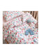 MayHome Kinderbettdecke Für Krippe Rosa 120x160cm