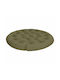 vidaXL vidaXL Gartenstuhlkissen Rund Olivgrün 130x12cm
