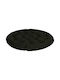 vidaXL Gartenstuhlkissen Rund Schwarz 100x12cm