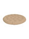 vidaXL Gartenstuhlkissen Rund Sand 100x12cm