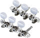 Grover Ma100 Ss 3+3 Chrome White Buttons