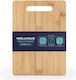 Wellhaus Επιφάνεια Κοπής για Ψωμί από Μπαμπού Μπεζ 28x20cm