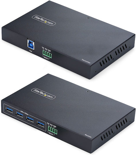 Startech Om 4-Port Usb 3.0 Extender Über Ethernet 5 Gbps Cat6a Cat7 Cat8 Poc