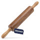Wellhaus Holz Nudelholz Küchen 46cm Durchmesser 5,5cm
