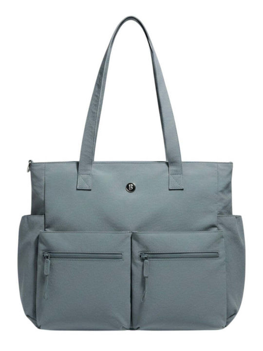 Bag to Bag Stoff Damen Tote Tasche Blau