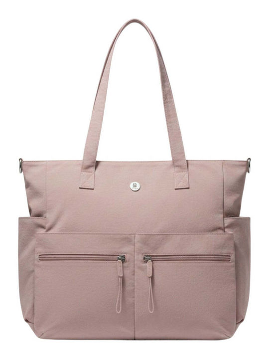 Bag to Bag Stoff Damen Tote Tasche Rosa